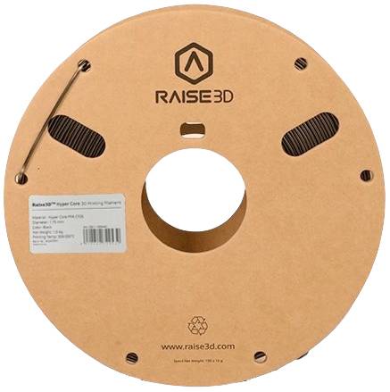 RAISE3D PMRA-1022-001 Hyper Core ABS CF15 3D nyomtatószál ABS műanyag 1.75 mm 1000 g Fekete 1 db 2. kép