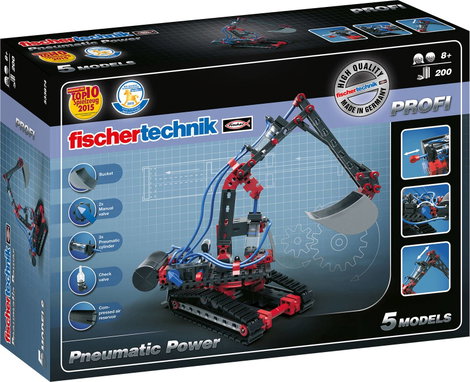 fischertechnik 533874 PROFI Pneumatic Power Kísérletező doboz 8 éves kortól