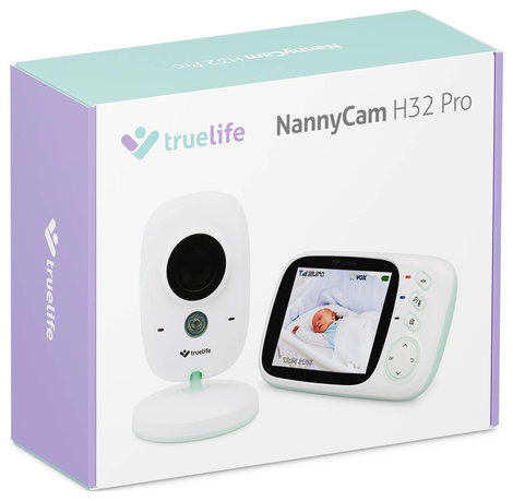 truelife NannyCam H32 Pro TLVMMNCH32PWB Bébifon kamerával Digitális 2.4 GHz 2. kép