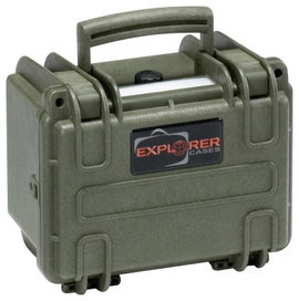 Explorer Cases Outdoor bőrönd 1913.G green with pick & pluck foam (Sz x Ma x Mé) 19 x 13 x 14 cm Oli
