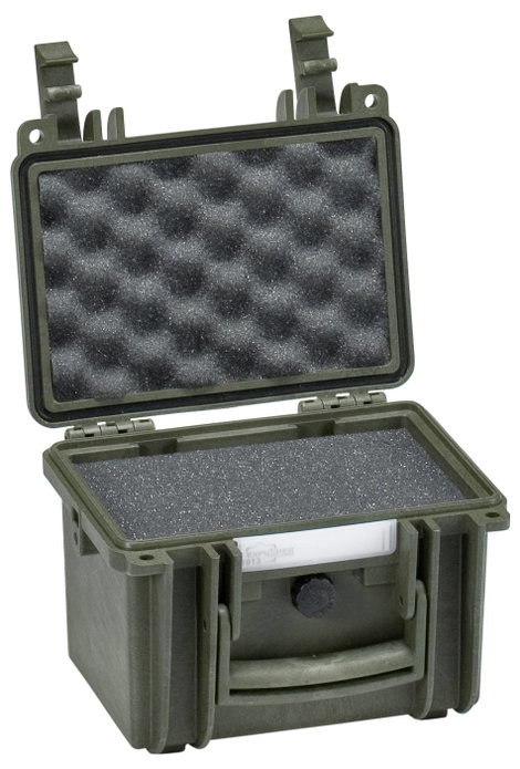 Explorer Cases Outdoor bőrönd 1913.G green with pick & pluck foam (Sz x Ma x Mé) 19 x 13 x 14 cm Oli 2. kép