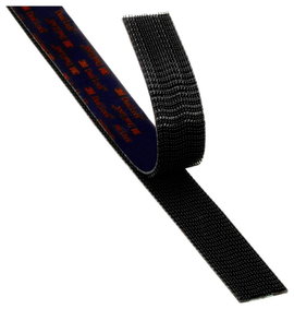 3M Dual Lock SJ3550CF Tépőzár Felragasztható Gombafej (H x Sz) 1 m x 19 mm Fekete méteráru