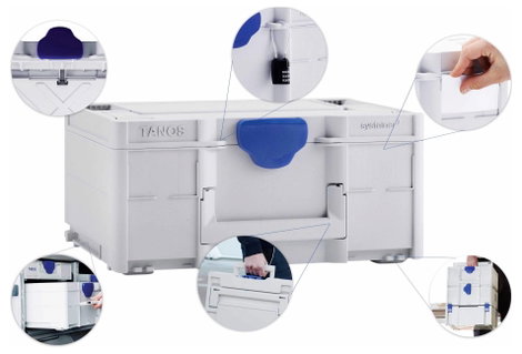 Tanos Systainer³ S 147 83000894 Szállító doboz ABS műanyag (Sz x Ma x Mé) 265 x 142 x 171 mm 4. kép