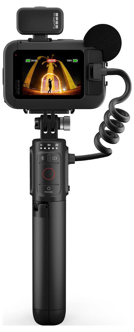 GoPro HERO13 Black Creator Edition Akciókamera 5.3K, 4K, 2.7K, Full HD, Bluetooth, Kettős kijelző, É 3. kép