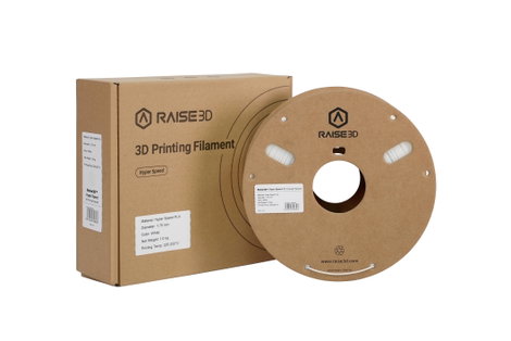 RAISE3D SPRA-1012 Hyper Speed White PLA 3D nyomtatószál PLA műanyag Fehér 1 db 4. kép
