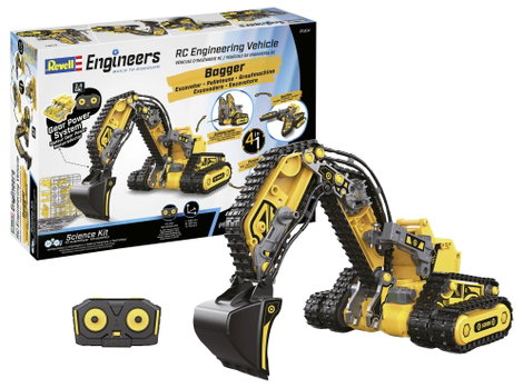 Revell Engineers 21304 Engineering Vehicle 4in1 Elektro RC funkció modell építőkészlet 9. kép