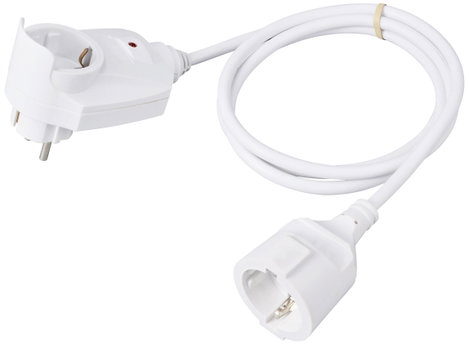 Sygonix SY-6248190 Áram Hosszabbítókábel 16 A Fehér 1.50 m H05VV-F 3G 1,5 mm² 5. kép