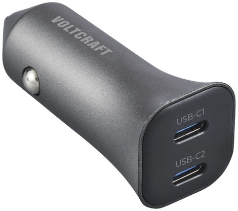 VOLTCRAFT CPS-40W/ 2 VC-RA401 USB-s töltőkészülék 40 W Személygépkocsi Kimeneti áram (max.) 3 A USB- 2. kép