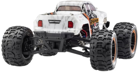 Reely RaVage 4x4 V2 Narancs/fehér Brushed 1:16 RC modellautó Elektro Monstertruck 4WD RtR 2,4 GHz Ak 7. kép