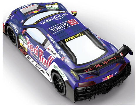 Carrera RC 370160149 Red Bull Audi R8 LMS GT3 evo II 1:16 RC kezdő modellautó Elektro Versenyautó 3. kép