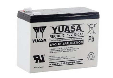 Yuasa Ólomakku 12 V 10 Ah Ólom-vlies (AGM) (Sz x Ma x Mé) 151 x 112 x 65 mm Kis önkisülés