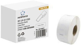 Renkforce Etikett tekercs Kompatibilis helyettesíti DYMO DYMO 11355 51 x 19 mm Papír Fehér 500 db Vé