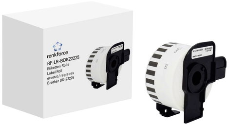 Renkforce Etikett tekercs 38 mm x 30.48 m Papír Fehér 30.48 m Általános RF-6027524 Univerzális etike