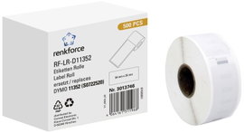 Renkforce Etikett tekercs Kompatibilis helyettesíti DYMO DYMO 11352 54 x 25 mm Papír Fehér 500 db Vé