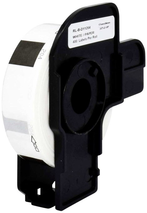 Renkforce Etikett tekercs 54 x 17 mm Papír Fehér 400 db Általános RF-6027496 Univerzális etikett 2. kép
