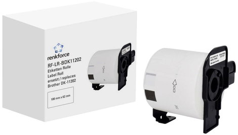 Renkforce Etikett tekercs 62 x 100 mm Papír Fehér 300 db Általános RF-6027498 Csomagküldő etikett