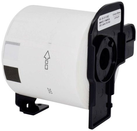 Renkforce Etikett tekercs 62 x 100 mm Papír Fehér 300 db Általános RF-6027498 Csomagküldő etikett 2. kép