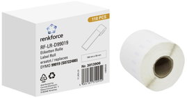 Renkforce Etikett tekercs Kompatibilis helyettesíti DYMO DYMO 99019 190 x 54 mm Papír Fehér 110 db V
