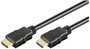 Goobay HDMI Csatlakozókábel HDMI-A dugó, HDMI-A dugó 20.00 m Fekete 38523 4K UHD, Aranyozott, eARC H bélyegkép