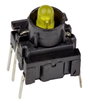 MEC 3FTH940 Multimec 3F Series Kapcsoló 24 V 50 mA Nyomó Sárga (H x Sz x Ma) 10 x 10 x 10.40 mm IP67 bélyegkép
