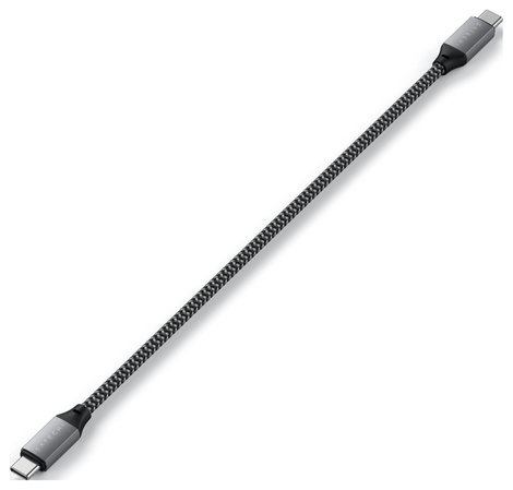 Satechi USB C kábel USB 3.2 Gen2 (USB 3.1 Gen2) USB-C® dugó 0.25 m Antracit ST-TCC10M 3. kép