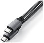 Satechi USB C kábel USB 3.2 Gen2 (USB 3.1 Gen2) USB-C® dugó 0.25 m Antracit ST-TCC10M 4. bélyegkép
