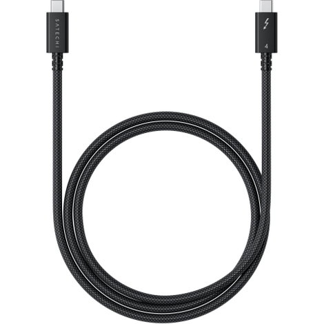 Satechi Thunderbolt™ kábel Thunderbolt™ 4 USB-C® 1 m Fekete, Ezüst ST-YTB100K