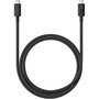 Satechi Thunderbolt™ kábel Thunderbolt™ 4 USB-C® 1 m Fekete, Ezüst ST-YTB100K bélyegkép