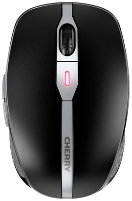 CHERRY JW-9100-2 WLAN egér Vezeték nélküli, Rádiójel vezérlésű, Bluetooth™ Optikai Fekete/ezüst 6 Go