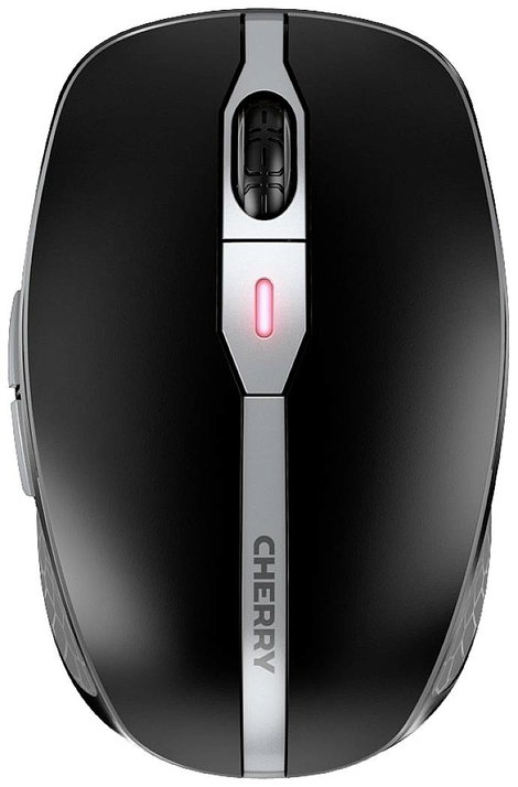 CHERRY JW-9100-2 WLAN egér Vezeték nélküli, Rádiójel vezérlésű, Bluetooth™ Optikai Fekete/ezüst 6 Go