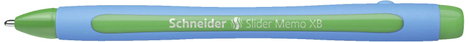 Schneider Schreibgeräte 1 db Slider Memo XB 150204 Golyóstoll 0.5 mm Írás színe: Zöld N/A 3. kép