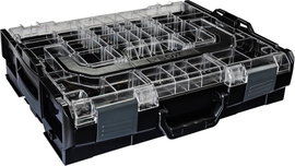 BS Systems L-BOXX 102 6100000362 Szerszámos láda tartalom nélkül ABS Fekete, Átlátszó (H x Sz x Ma) 