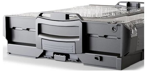 BS Systems L-BOXX 102 6100000362 Szerszámos láda tartalom nélkül ABS Fekete, Átlátszó (H x Sz x Ma) 2. kép