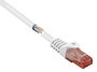 Renkforce RF-5043892 RJ45 Hálózati kábel, patchkábel CAT 6 U/UTP 0.15 m Fehér Védővel, Halogénmentes bélyegkép