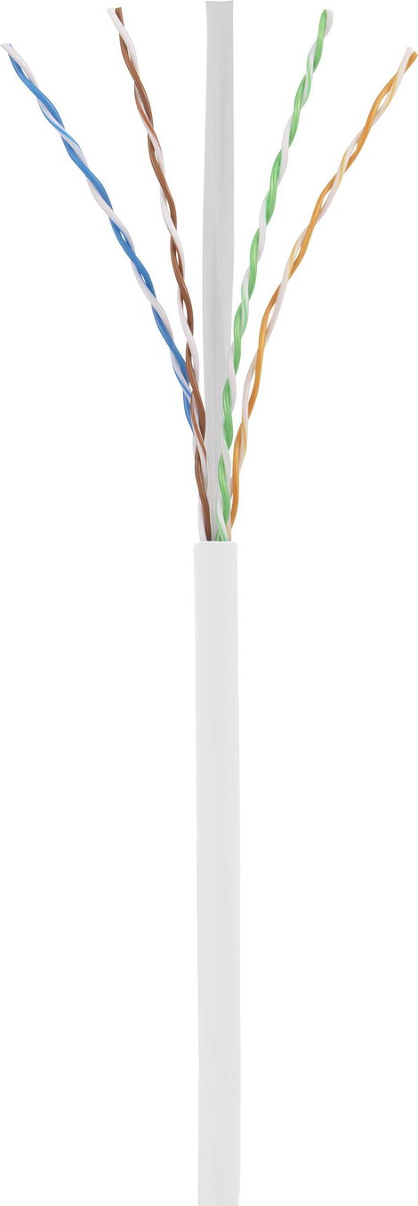 Renkforce RF-5043892 RJ45 Hálózati kábel, patchkábel CAT 6 U/UTP 0.15 m Fehér Védővel, Halogénmentes 3. kép