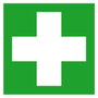 SafetyMarking 38.0057 Figyelmeztető tábla Elsősegély Öntapadó fólia (Sz x Ma) 150 mm x 150 mm ISO 70 bélyegkép