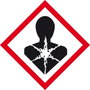 SafetyMarking 21.B1031 GHS veszély piktogramm 08 Veszély az egészség Öntapadó fólia (Sz x Ma) 100 mm bélyegkép