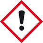 SafetyMarking 21.B1028 GHS veszély piktogramm 07 Felkiáltójel, Távolság tartása Öntapadó fólia (Sz x bélyegkép