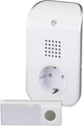 Vezeték nélküli csengő, max.150m, 433MHz, fehér, Heidemann HX Curve 70822