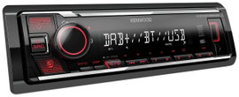 Kenwood KMMBT408DAB Autórádió Bluetooth kihangosító, Kormány távirányító csatlakozó, DAB + tuner
