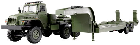 Amewi 22671 Ural B36 1:16 Elektro RC modell teherautó RtR Akkuval és töltőkábellel, Előre lakkozva,  3. kép