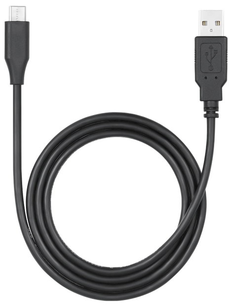 Perixx USB kábel USB 2.0 USB-A dugó, USB-C® dugó 1 m Fekete 11796 2. kép
