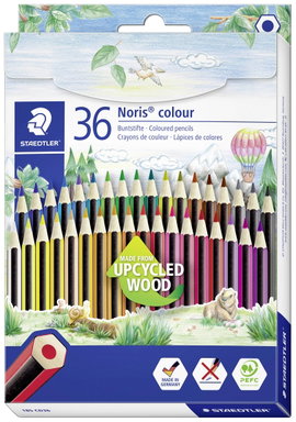 Staedtler Színes ceruza Noris colour hatlapú 185 CD36 Különböző színű 36 db