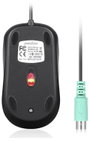 Perixx PERIMICE-209 C Black WLAN egér Vezetékes Optikai Fekete 3 Gombok 1000 dpi 2. bélyegkép