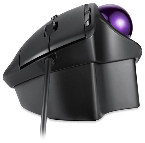 Perixx PERIMICE-520 Ergonomikus egér Vezetékes Fekete 8 Gombok 2 dpi Trackball-lal 5. kép