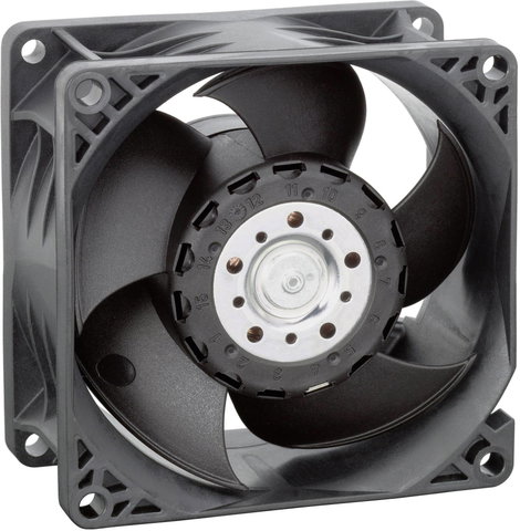 Axiális ventilátor 24 V/DC 222 m³/h 80 x 80 x 38 mm EBM Papst 8214 JH4
