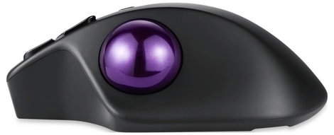 Perixx PERIMICE-720 WLAN egér Rádiójel vezérlésű, Bluetooth™ Fekete 600 dpi, 1600 dpi Trackball-lal 3. kép