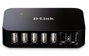 D-Link DUB-H7/E 5+2 port USB 2.0 hub Gyorstöltő csatlakozóval Fekete 2. bélyegkép