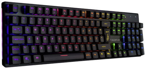 Surefire Gaming KingPin M2 Vezetékes, USB Gamer billentyűzet német, QWERTZ Fekete Világít, Multimédi 2. kép