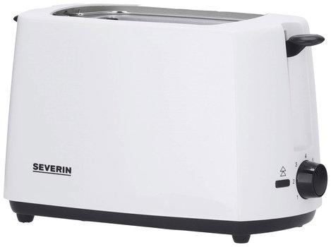 Severin AT 2286 Kenyérpirító Zsemle feltéttel Fekete, Fehér 3. kép
